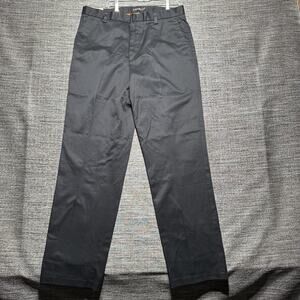 Dockers Pants Men's Size 36x34 Black Sharp Khaki Flat Front D3 618195